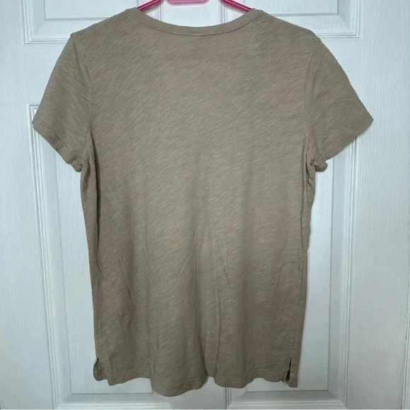 Black  Bow T-Shirt V-Neck Greyish Brown Size Large - Picture 11 of 16